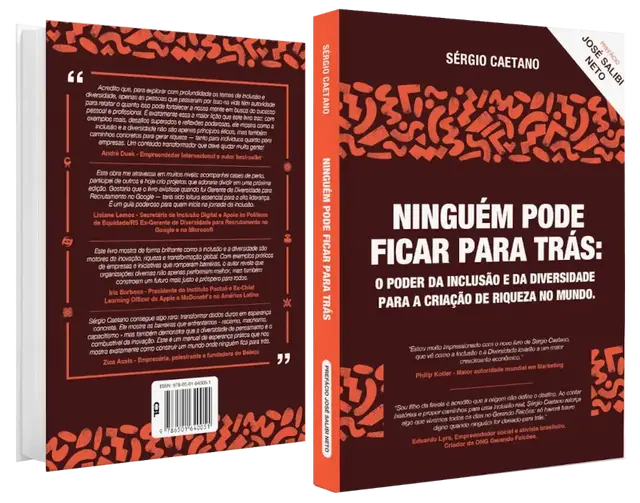 Capa do livro Ninguém Pode Ficar Para Trás